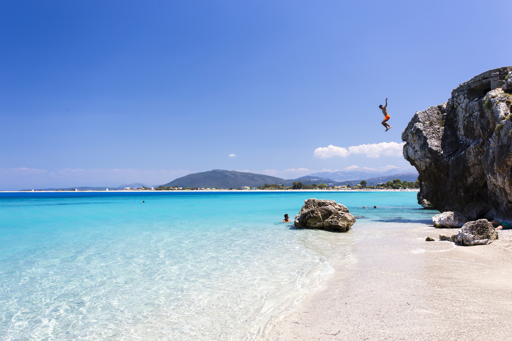 Una splendida foto della spiaggia di Agios Ioannis